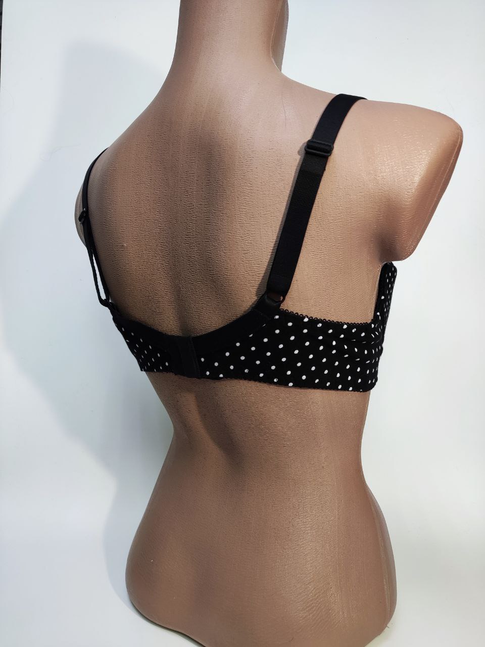 Бюстгальтер после мастэктомии Черное с белыми точками 0860-1 П01 фото 5