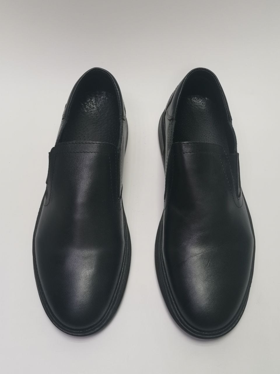 Полуботинки ортопедические мужские кожаные Ортомода 92470-Х-001 черные увеличенной полноты фото 6