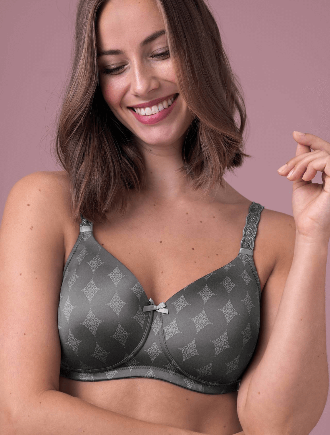 Бюстгальтер после мастэктомии Серый металлик  5797X, 464 фото 1