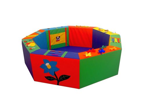 Сухой бассейн восьмигранник c дидактикой (разборный) D200*50 фото 1