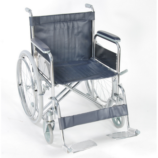 Инвалидная кресло-коляска с усиленной рамой FS975-51 фото 1